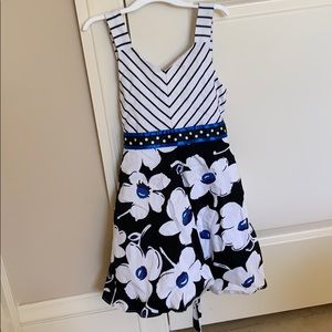 Girls rare additions size 7 flower dress formal